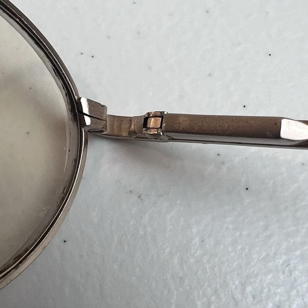Liberty Optical Vintage Eyeglasses Frame LSS75 #1 Z87.1. C25 Metal‎ FRAMES ONLY